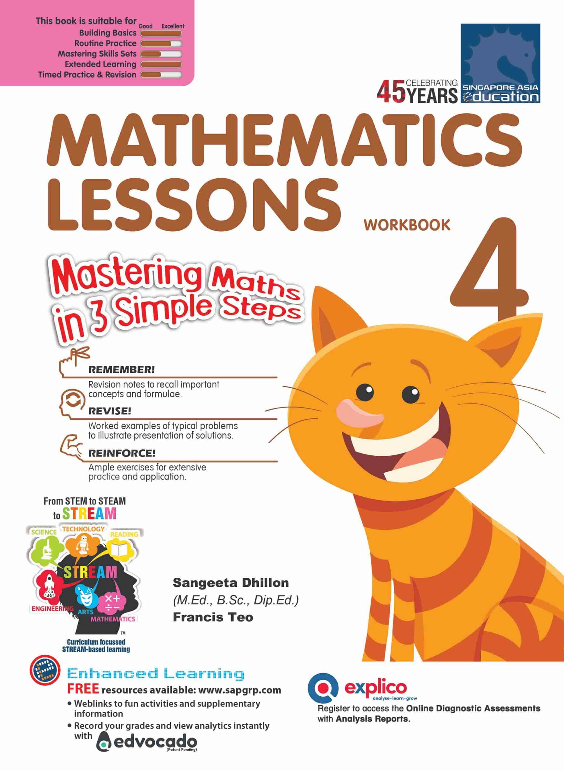  Mathematics Lessons Workbook 4