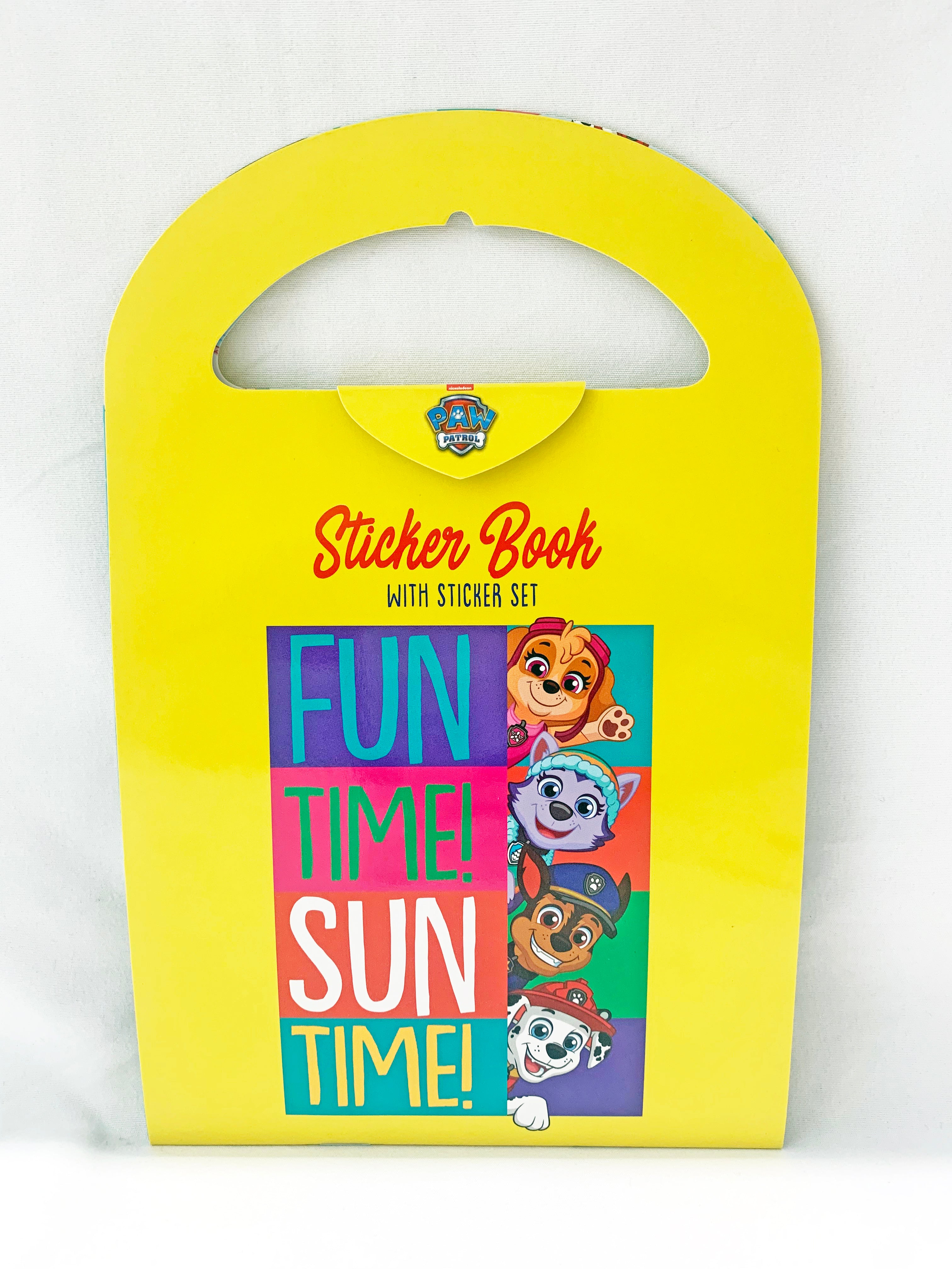 PAW PATROL STICKER BOOK WITH STICKER SET-FUN TIME