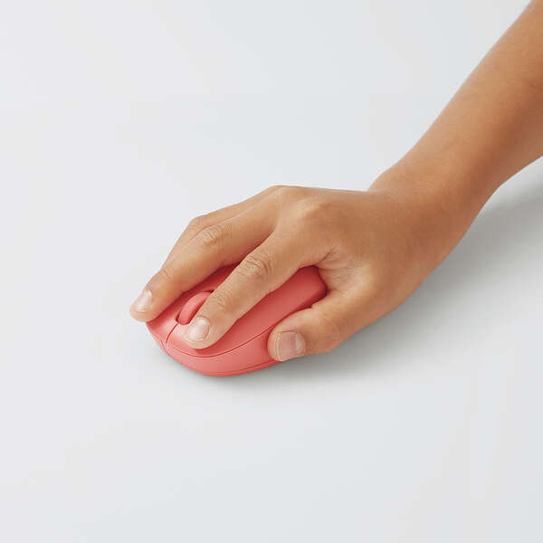 Elecom Antimicrobial Wireless Silent BlueLED Mouse Red