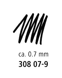 Staedtler Pigment Liner 308 07-9 Black 0.7mm