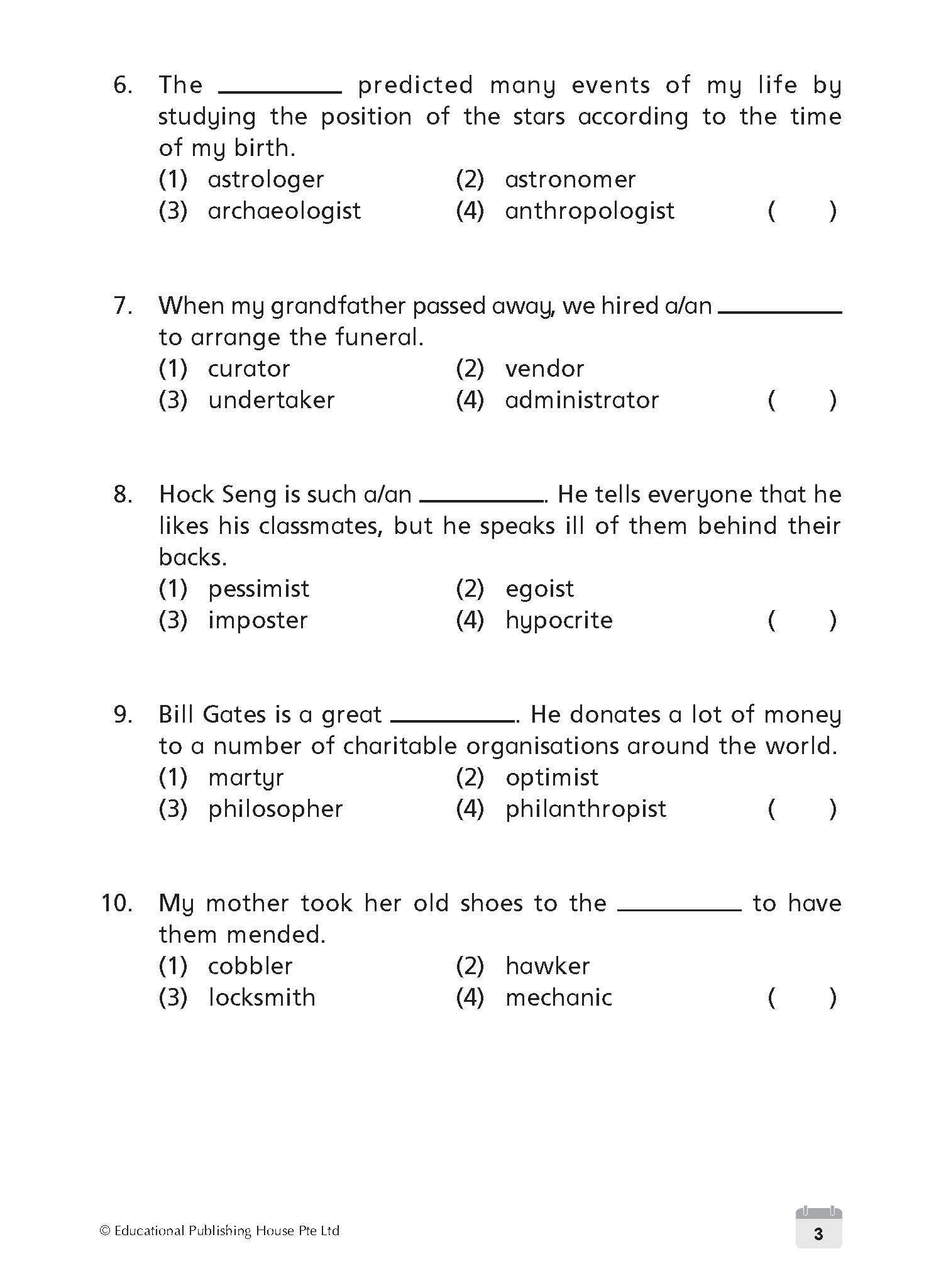 Primary 4 English Weekly Revision (4th Edition)