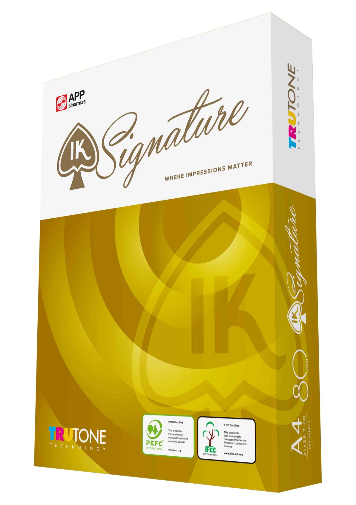 IK Signature Copier Paper 80g A4 500's (1 Carton ) 