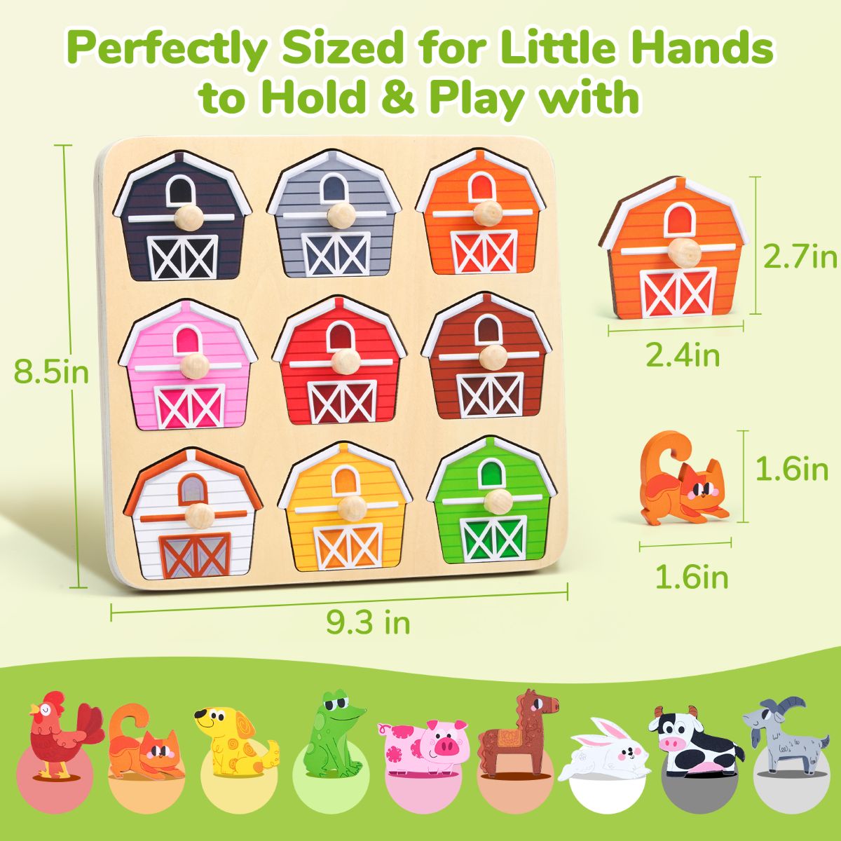 JOYCAT WOODEN ANIMAL PUZZLE