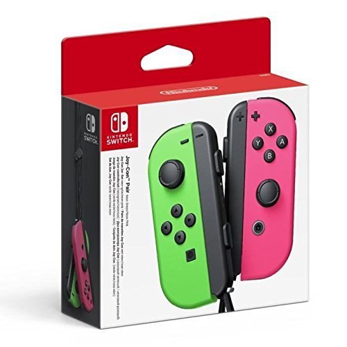 Nintendo Switch Neon Green Joy-Con (L) and Neon Pink Joy-Con (R) Controller Set
