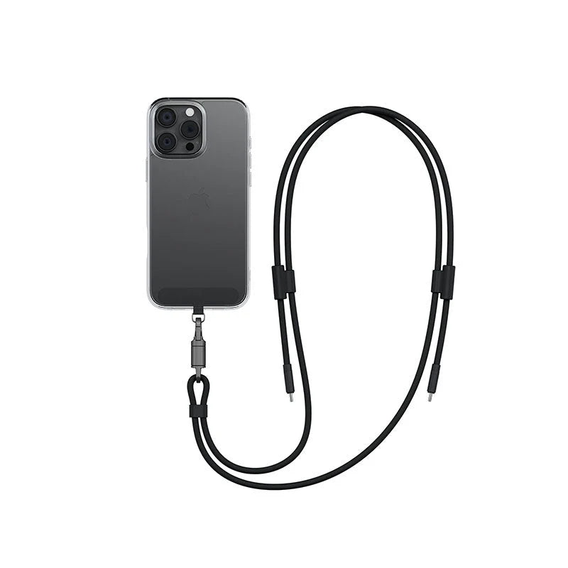 Energea Lasso Lanyard C-C Cable 240W 1.5M (Black)