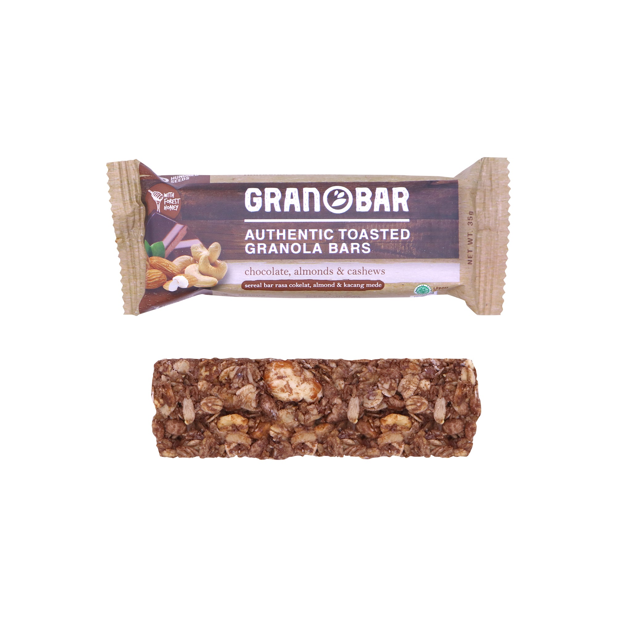 Hundred Seeds Granobar Chocolate Almond Cashews