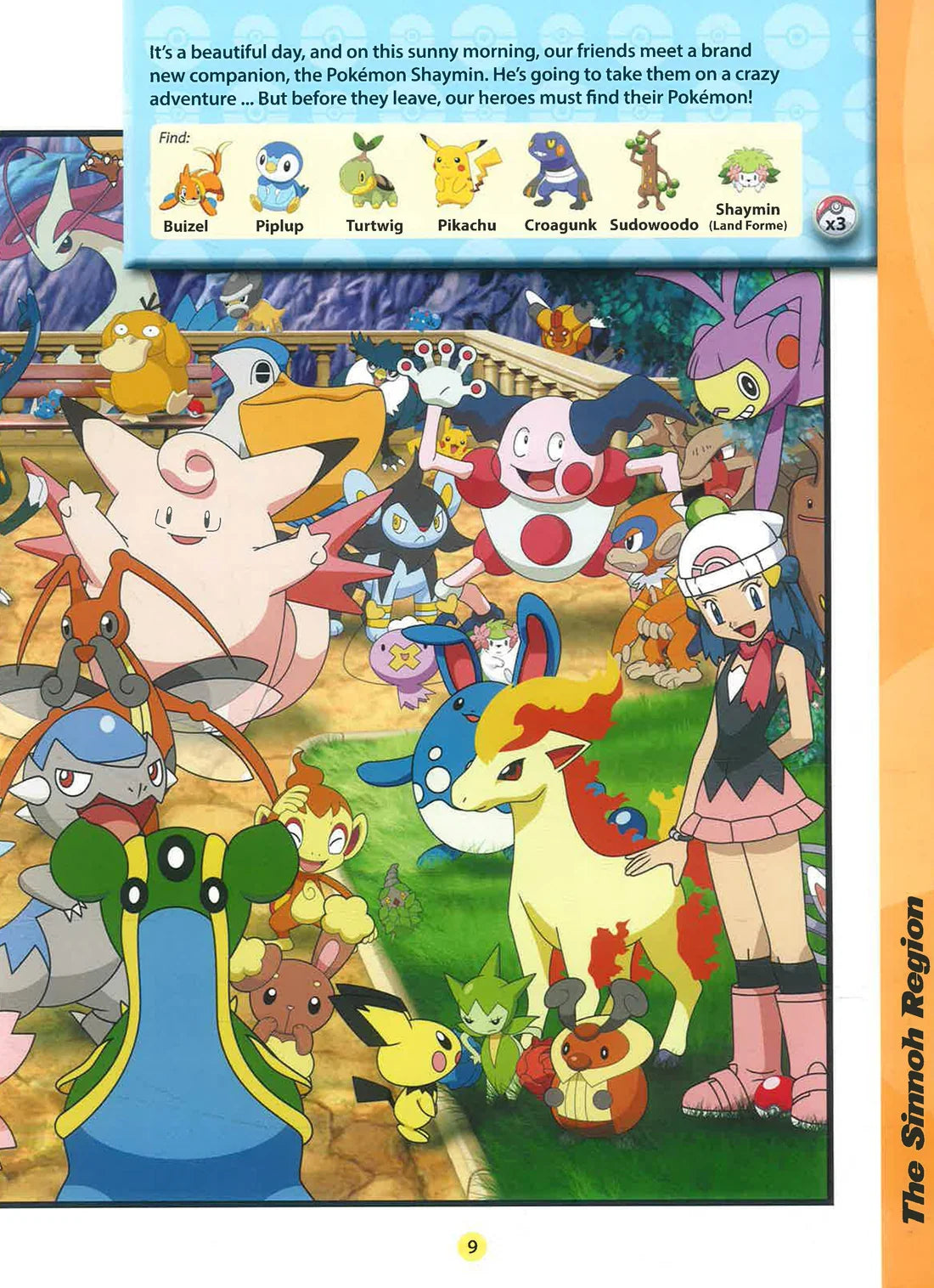 Pokemon Search And Find Adventure: The Sinnoh Region (Paperback)