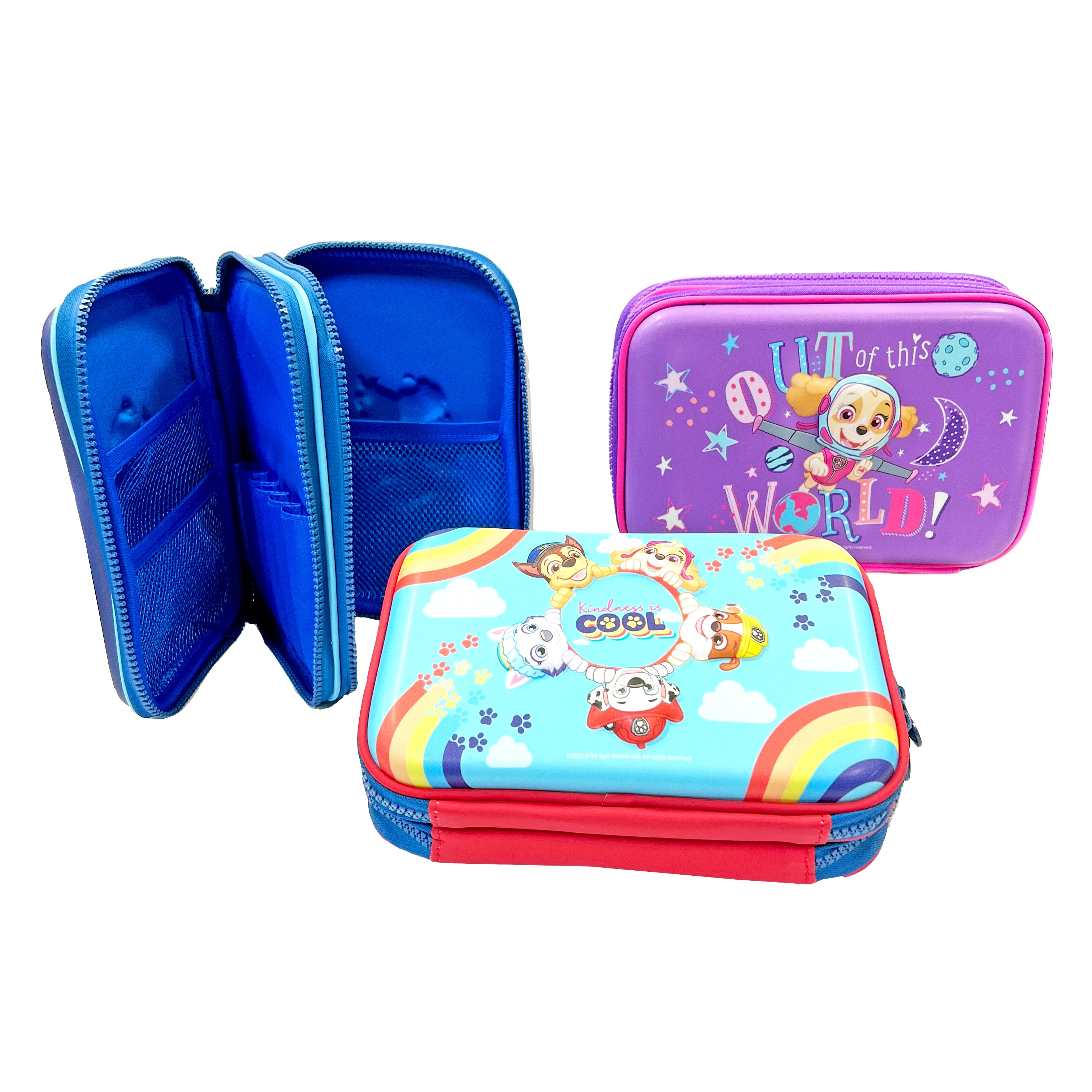 PAW PATROL DOUBLE ZIP 3D PENCIL CASE (L) 3DPC-L-3