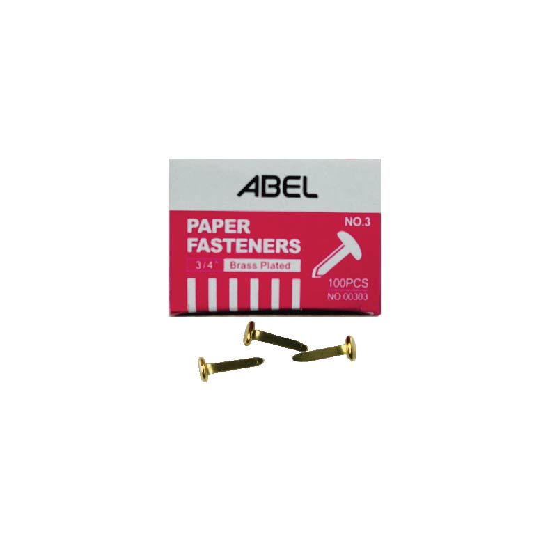 Abel Round Head Fastener 0.75" 100s