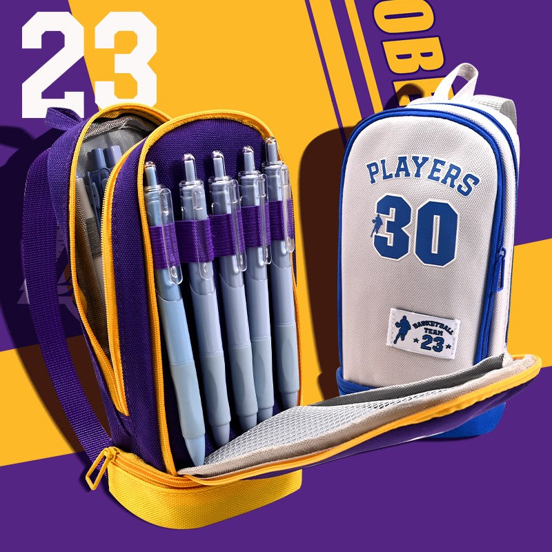Assorted Pencil Bag Basketball 10*6*20 2537