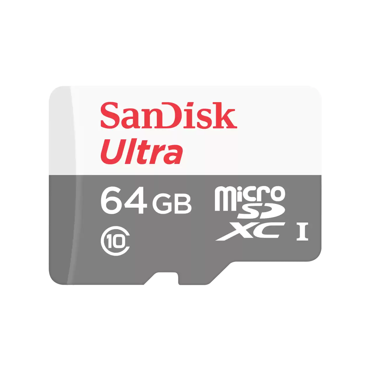 SanDisk Ultra microSD cards 100MB/s (White/ Gray) without adapter - 64GB