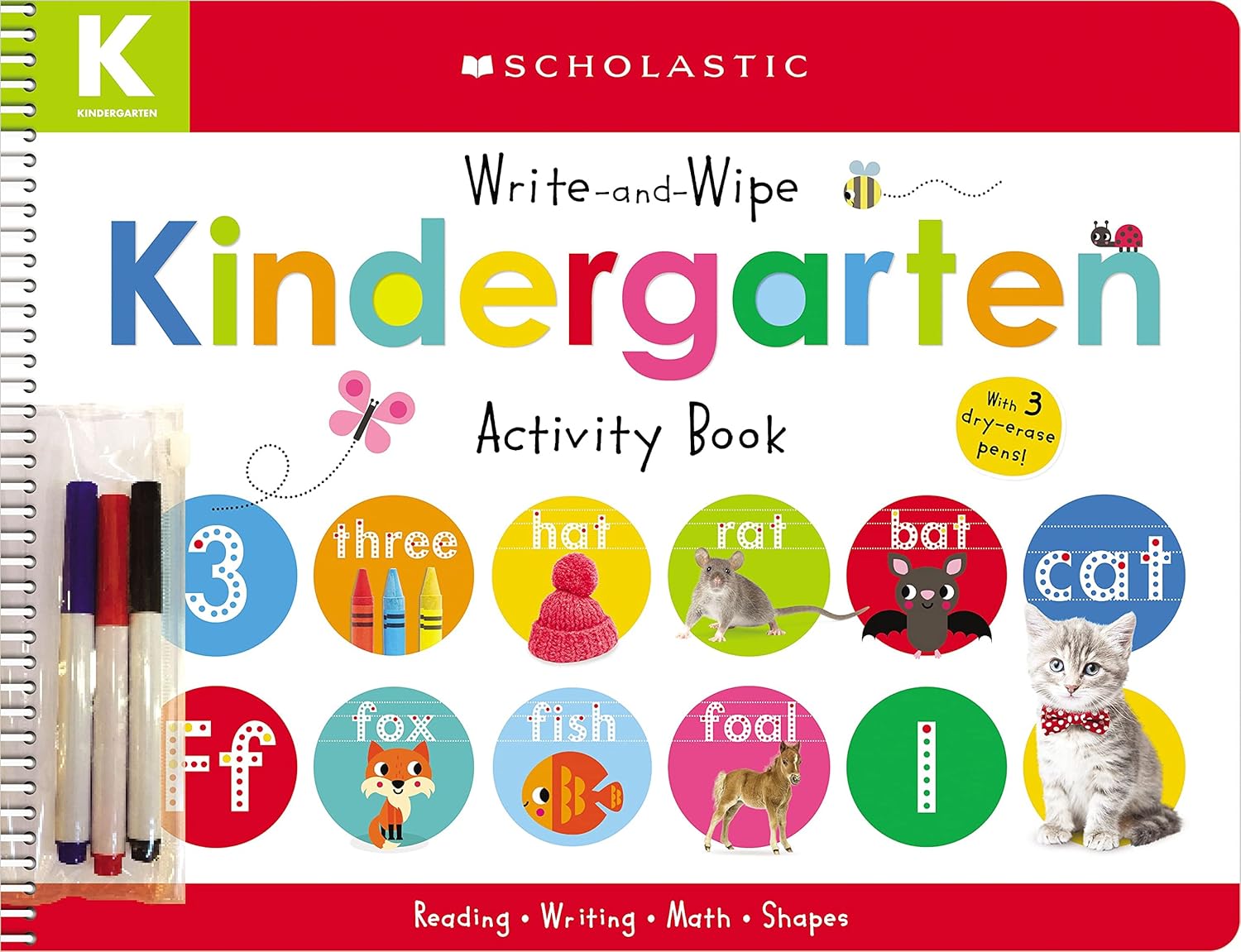 Write & Wipe: Kindergarten Activity Book