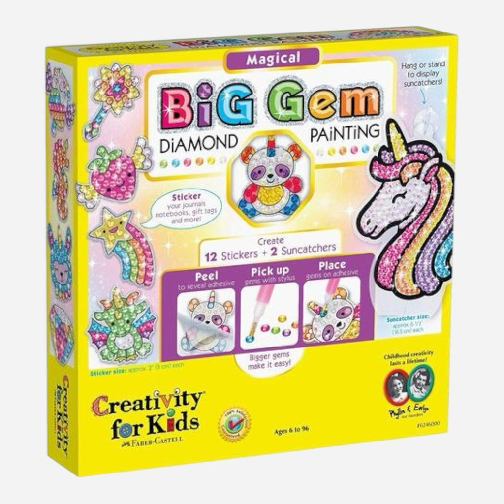 Faber-Castell Creativity For Kids, Big Gem Diamond Painting, Magical-6246