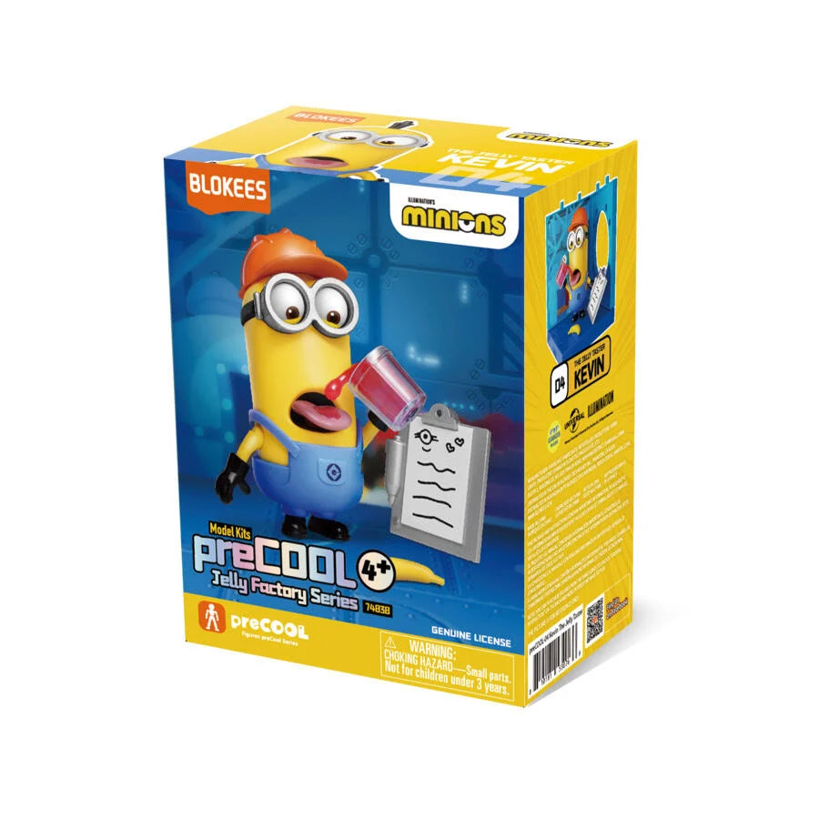 BLOKEES MINIONS PRECOOL JELLY FACTORY THE JELLY TASTER KEVIN MODEL KIT 04