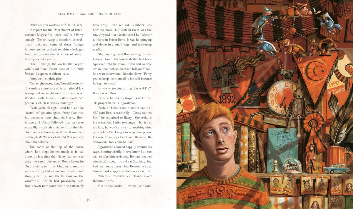 Harry Potter and the Goblet of Fire: Illustrated Edition (Paperback)