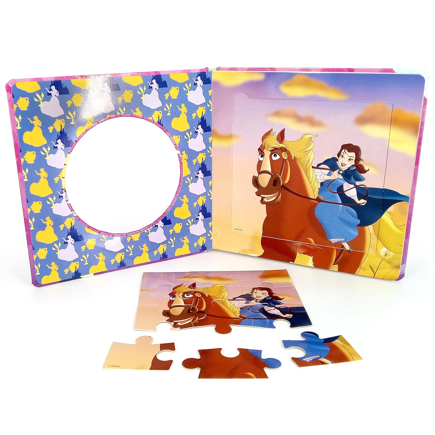 Disney Princess My First Puzzle Book (10-Page Board Book, 5 Puzzles) – Picture Book