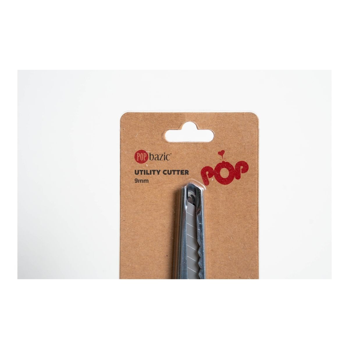 Pop Bazic 9mm Utility Cutter Knife 3sc