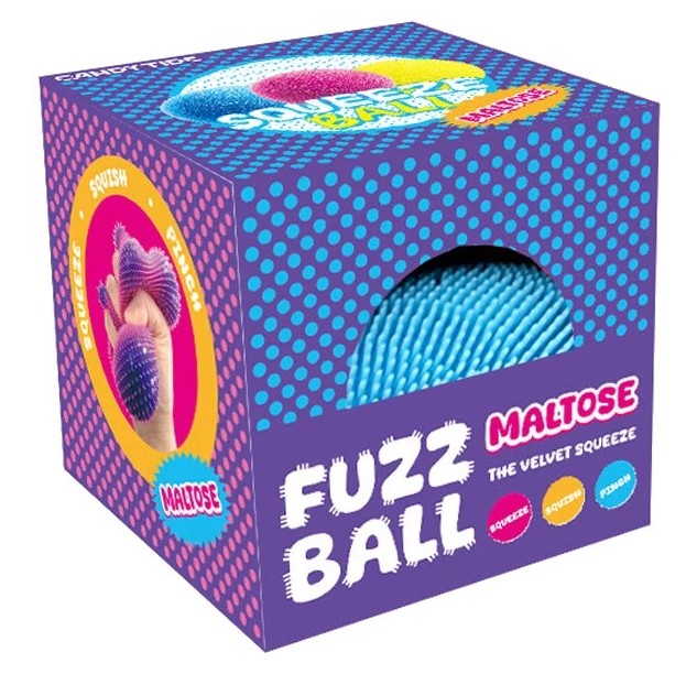 Fuzz Ball Maltose Squishy - Assorted Colour