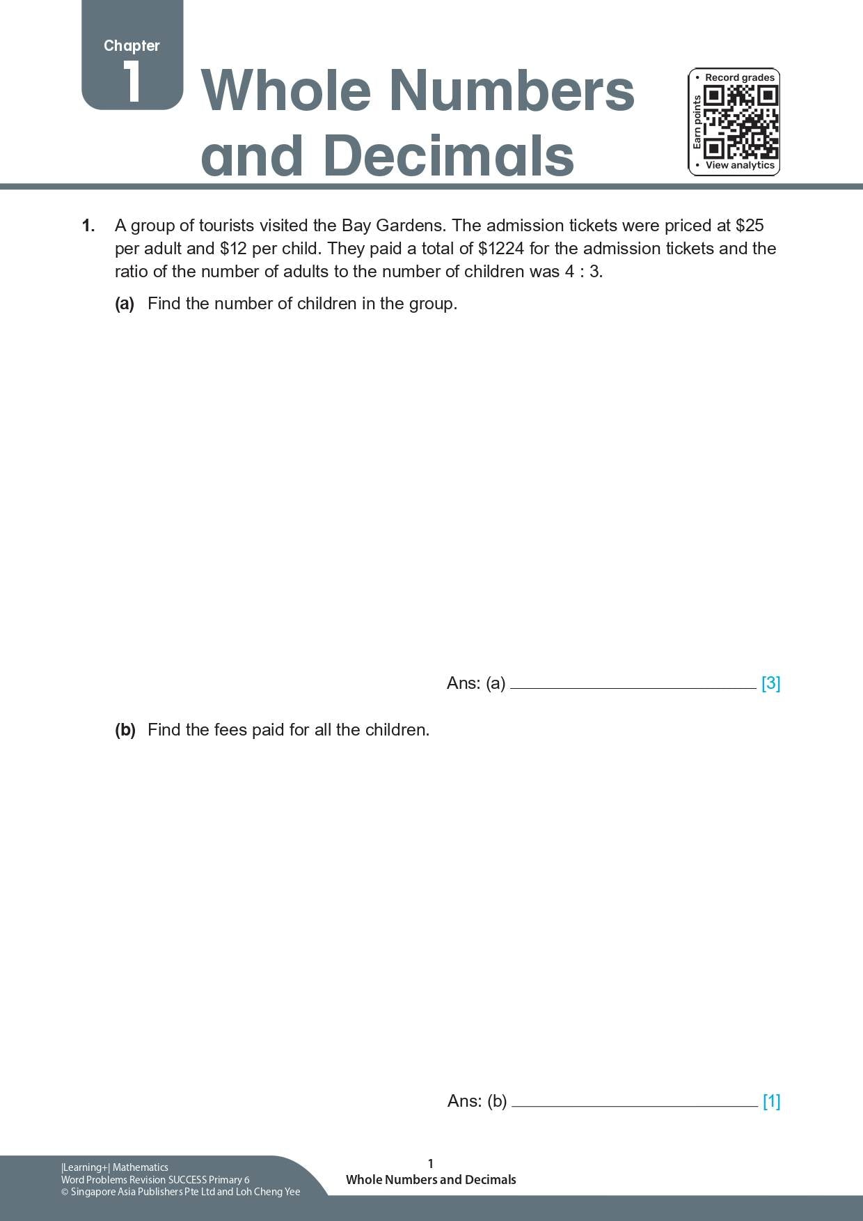 Learning+ Mathematics Word Problems Revision SUCCESS Primary 6