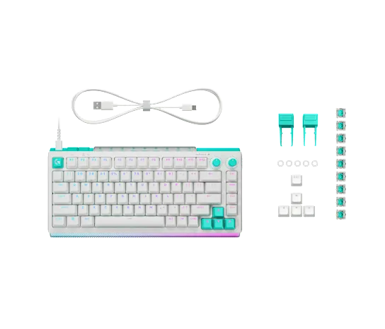 Logitech G512 X 75 Gaming Keyboard (White Tactile)