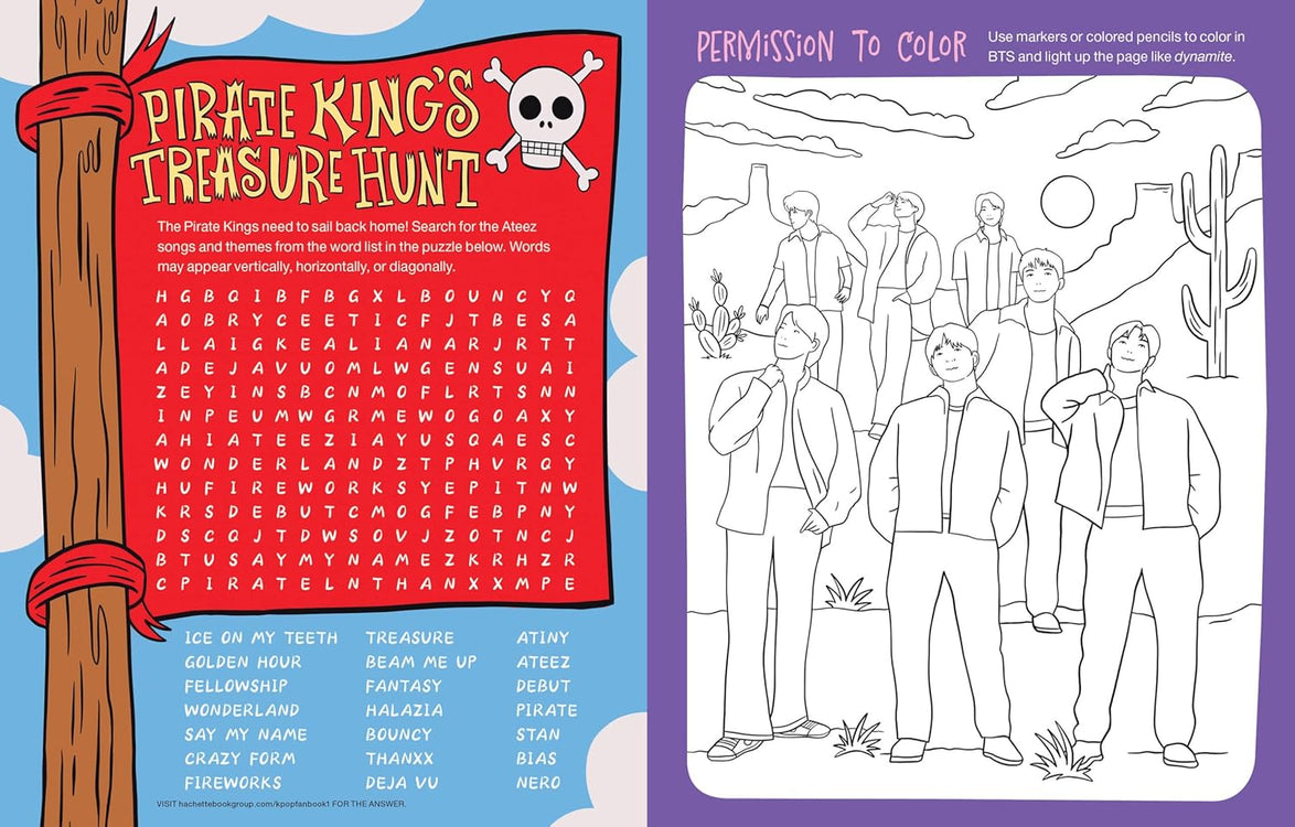 Unauthorized Ultimate K-Pop Fanbook: Boy Group Edition: Puzzles, Games, Biases, Stickers, Fun Facts, and more! (My Ultimate Fanbook) Paperback