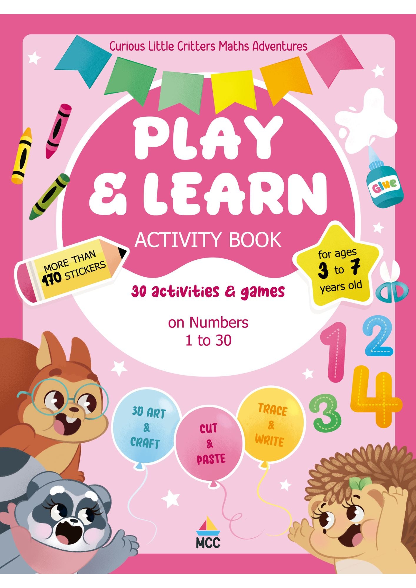 Maths Play Book - Numbers 1 to 30 (3-6yo)
