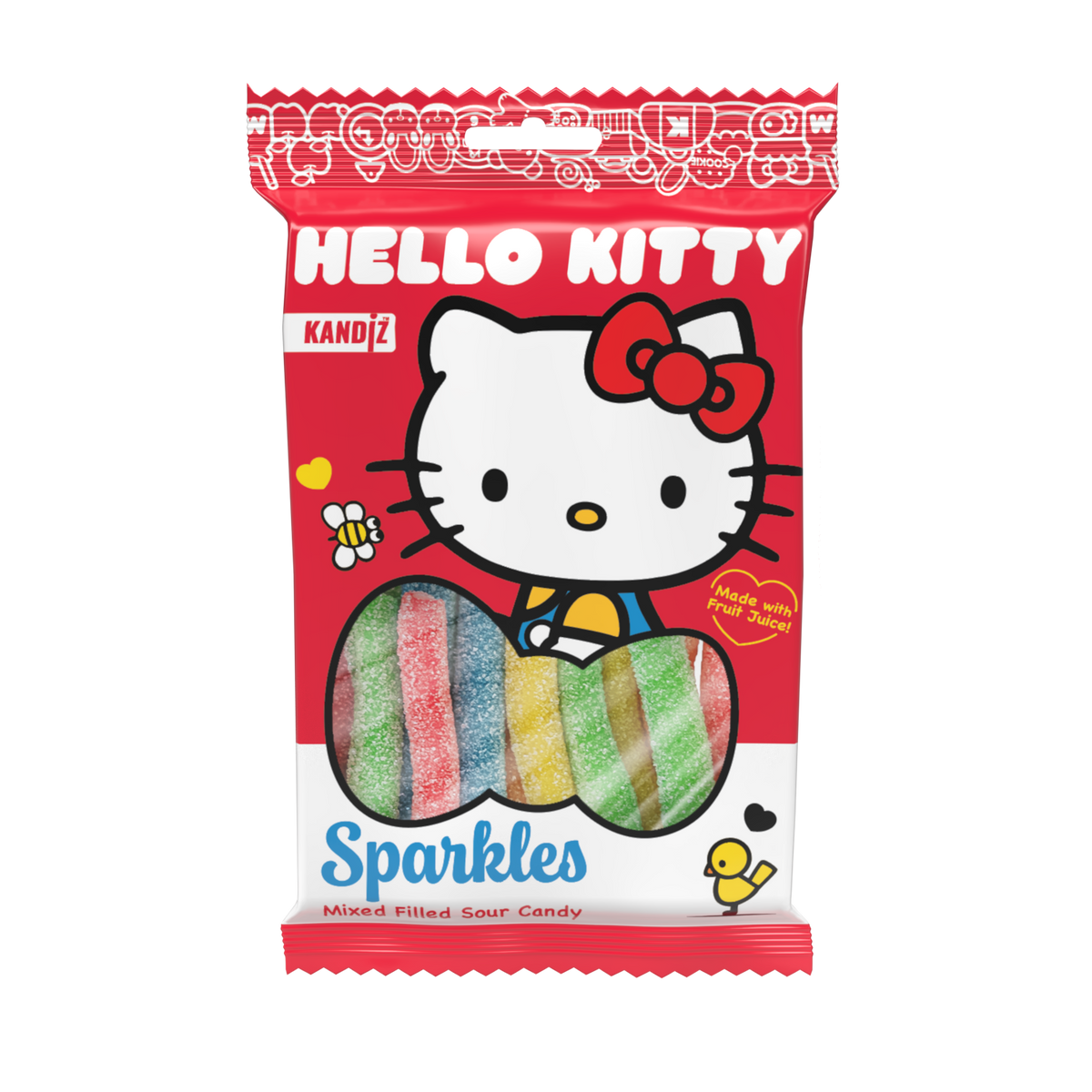 Hello Kitty Sparkles Filled Fruits 80g