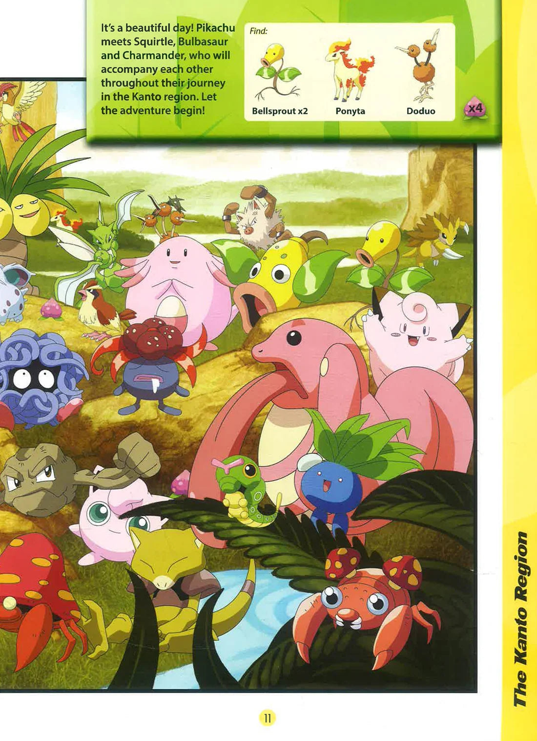 Pokemon Search And Find Adventure: The Kanto Region (Paperback)