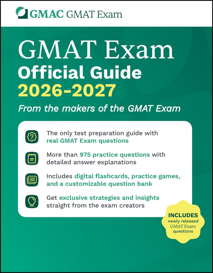 GMAT Official Guide 2026 - 2027: Book + Online Question Bank 2nd Edition (Paperback)