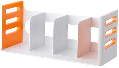 Kapamax 31600 Deco Book Rack - 4 Compartments