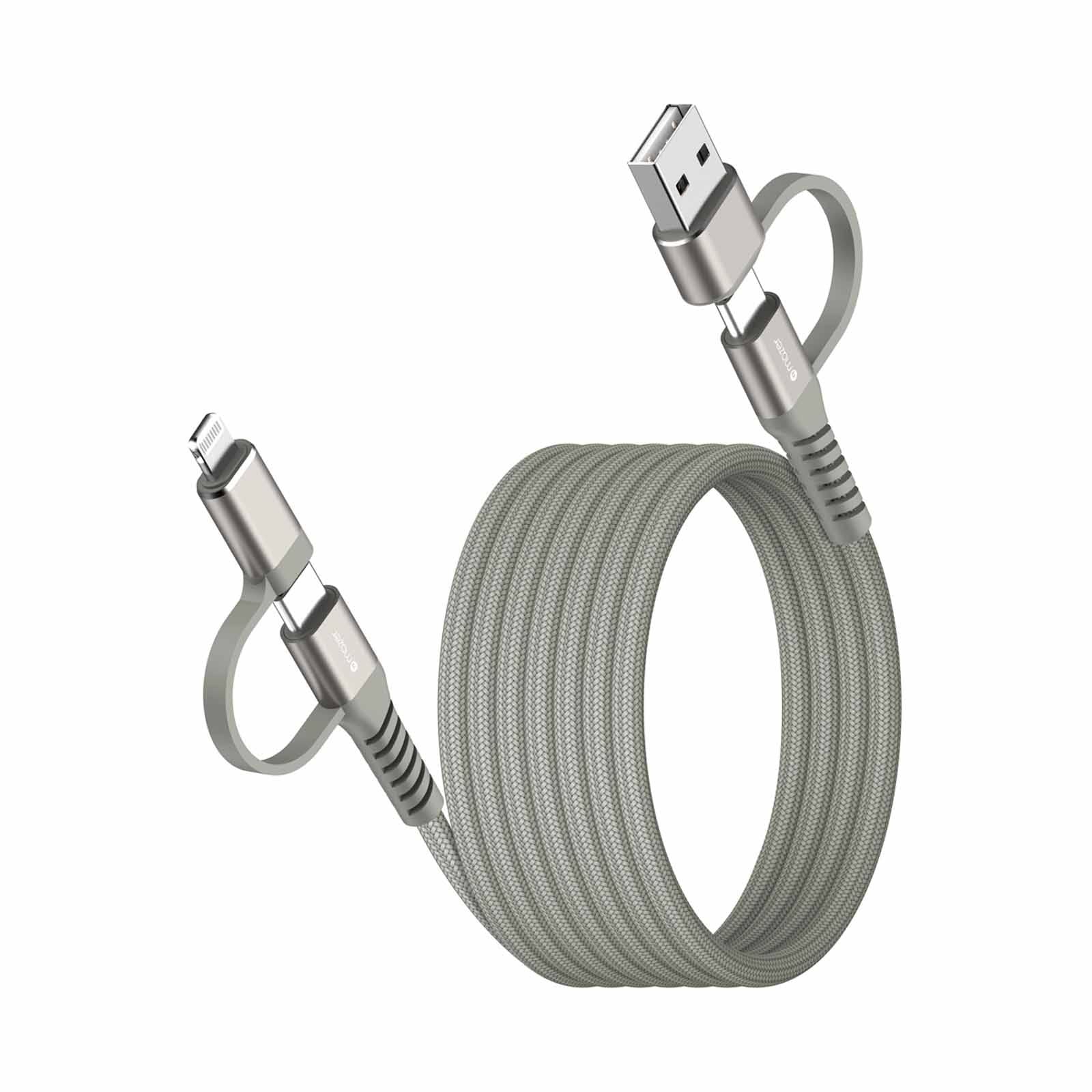 Mazer InfiniteLink Cobra Magnetic 4-in-1 2M/60W Fast Charging Cable