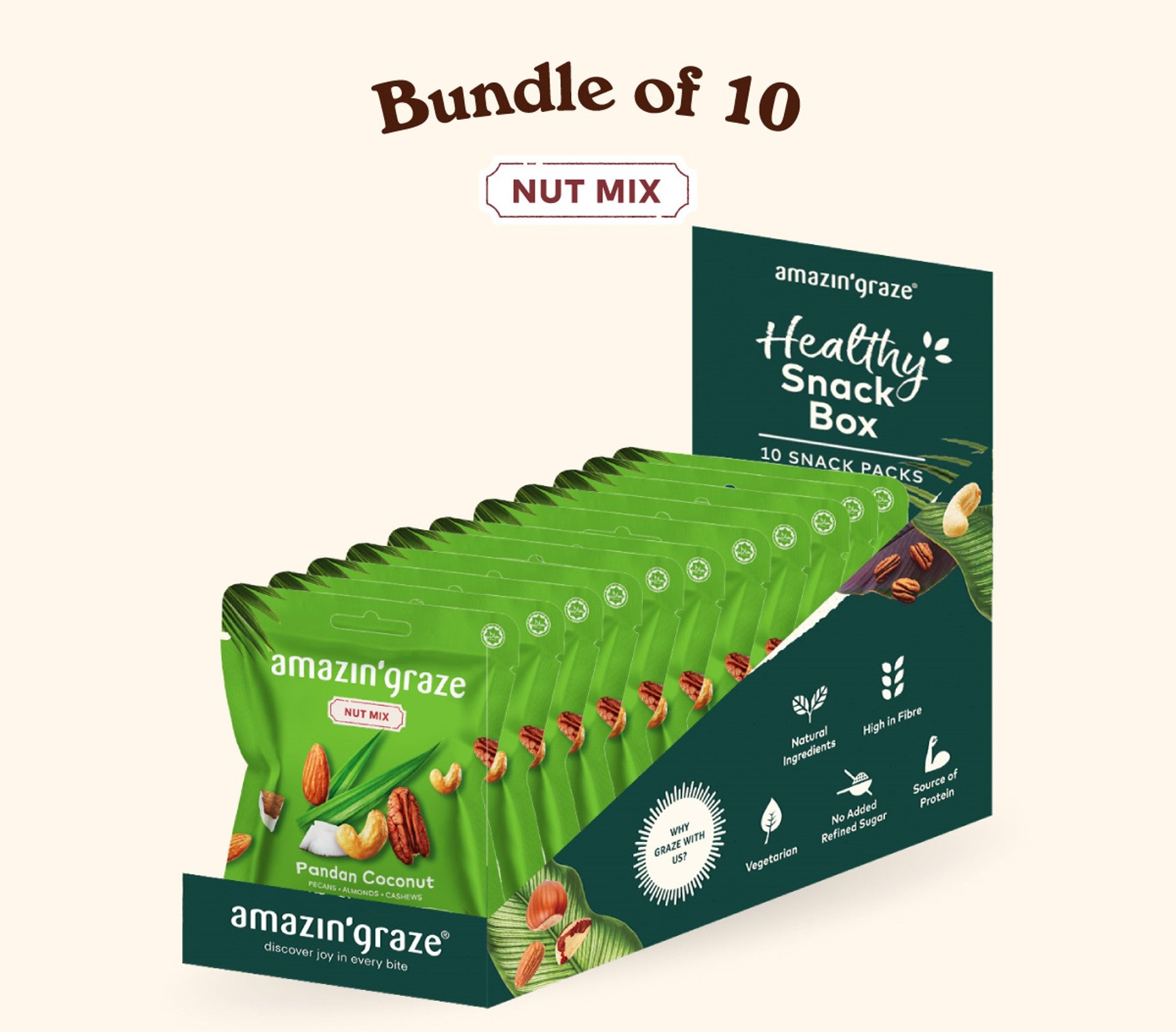 Ag Pandan Coconut Nut Mix 30gx10s