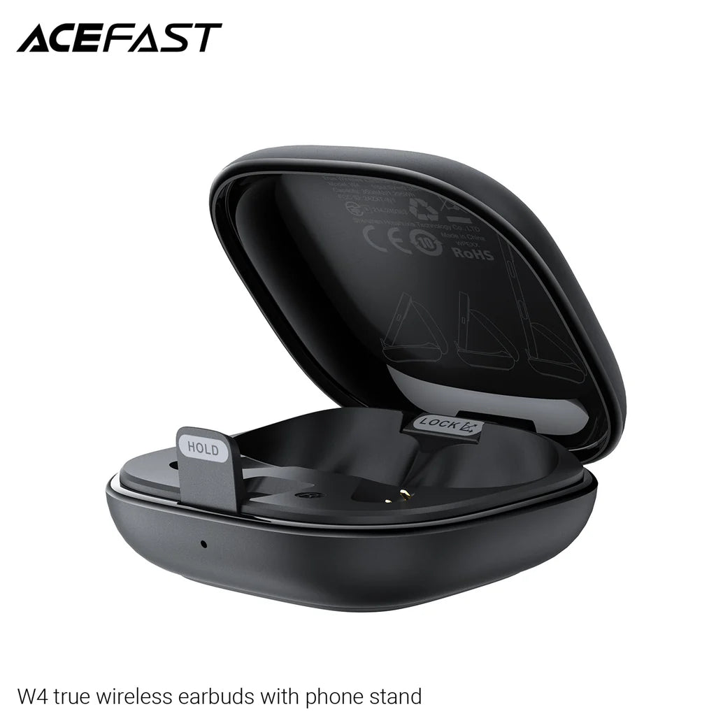Acefast W4 True Wireless Earbuds With Phone Stand – Black