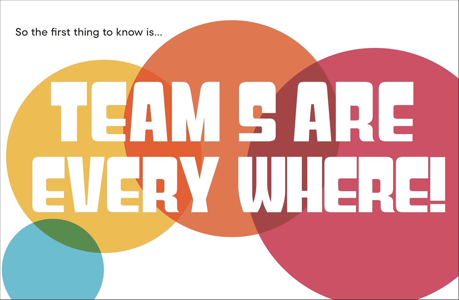 A Kids Book About Teams (Hardcover)