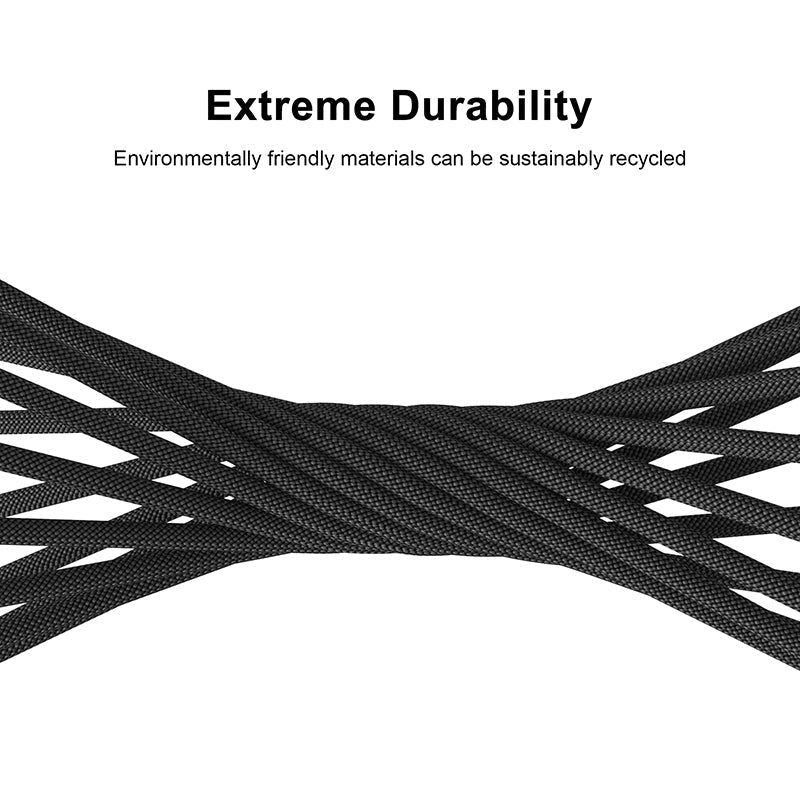 MAZER InfiniteLink FLEX2 240W USB-C Braided Cable (1M) - Black