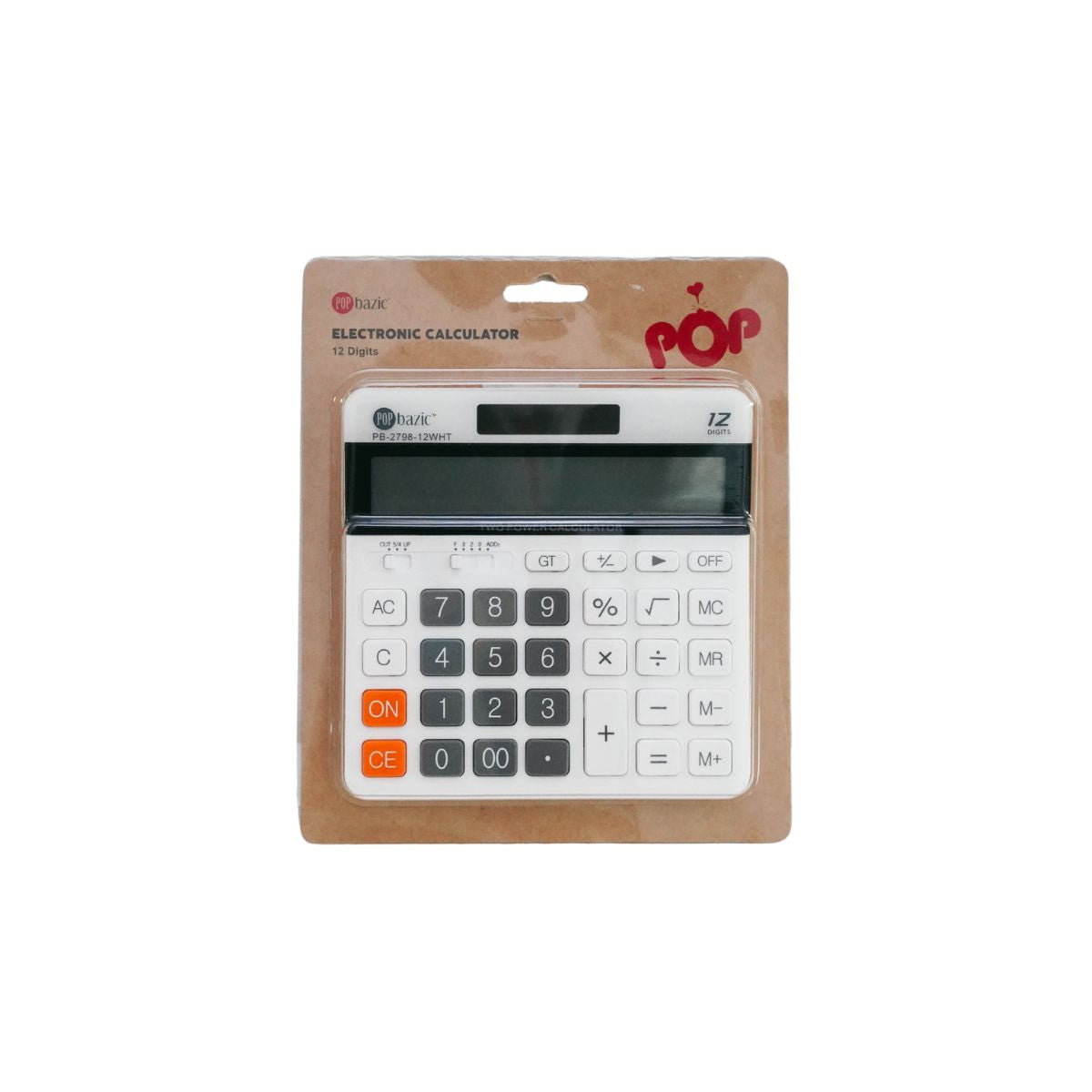 Pop Bazic Desktop Cal 12 Digits Pb-2798
