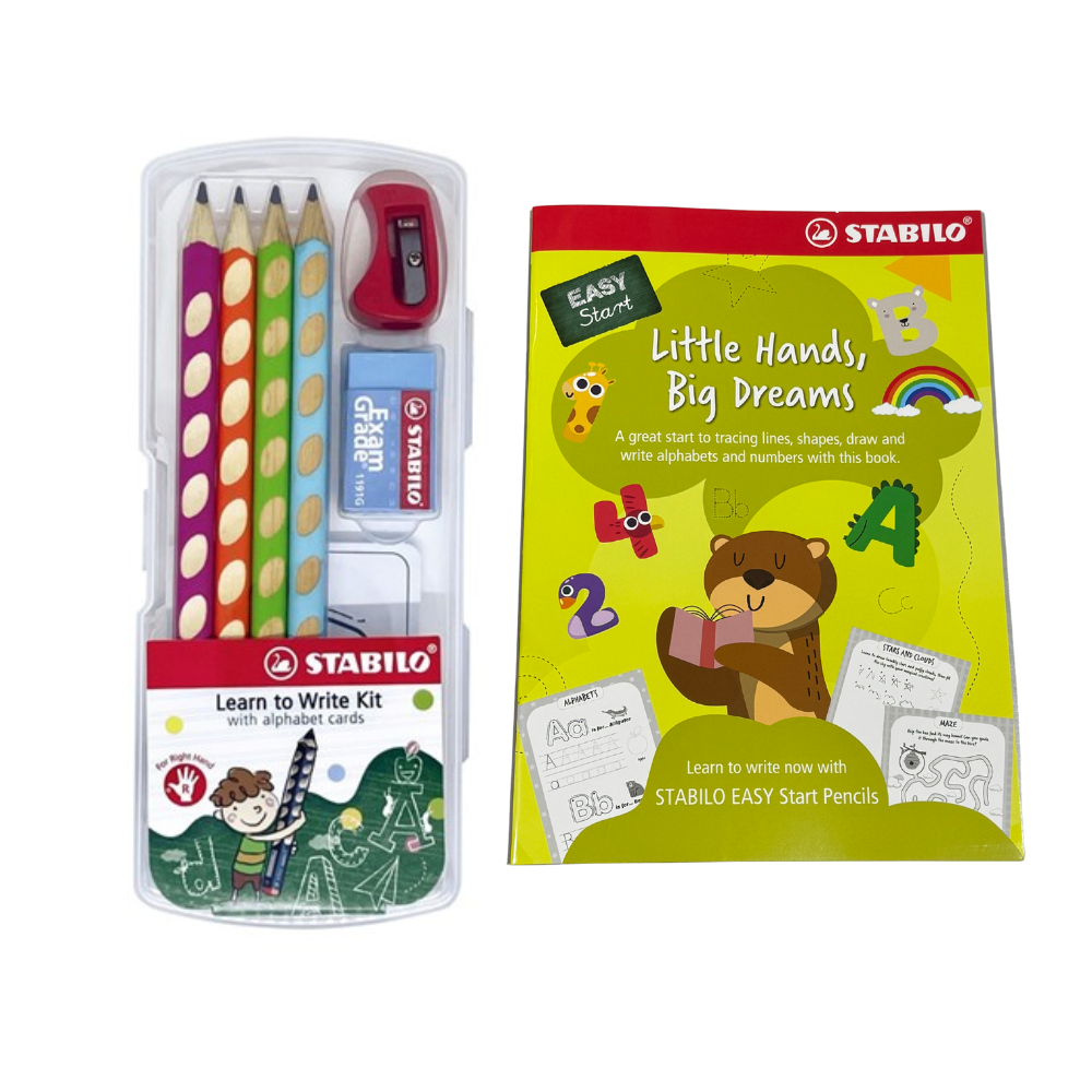 Stabilo Learn To Write Eg Kit Rh Mul Col