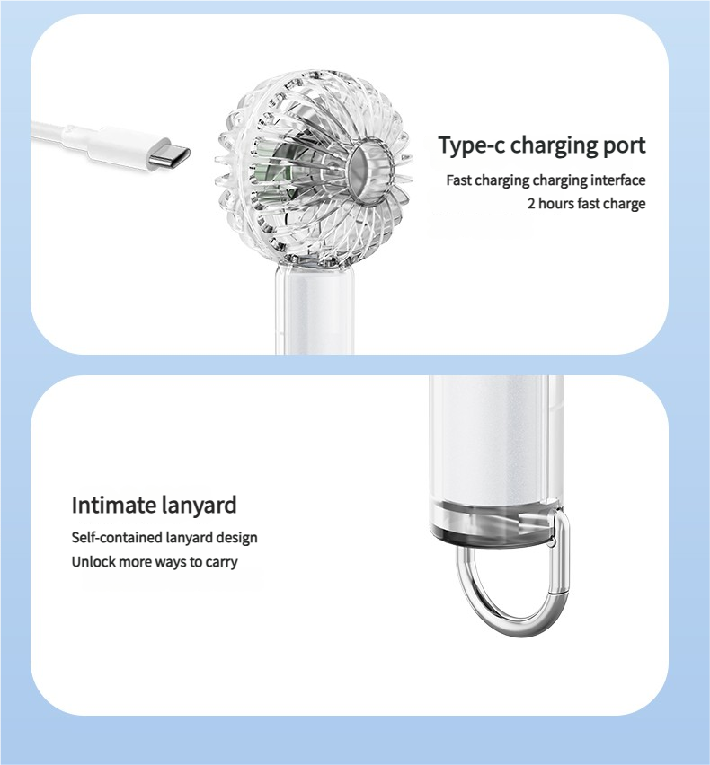 Handy Fan Transparent Y53