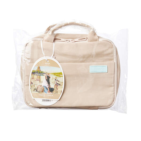 BMA-OF04 Elecom Off Toco Travel Pouch Sand Beige