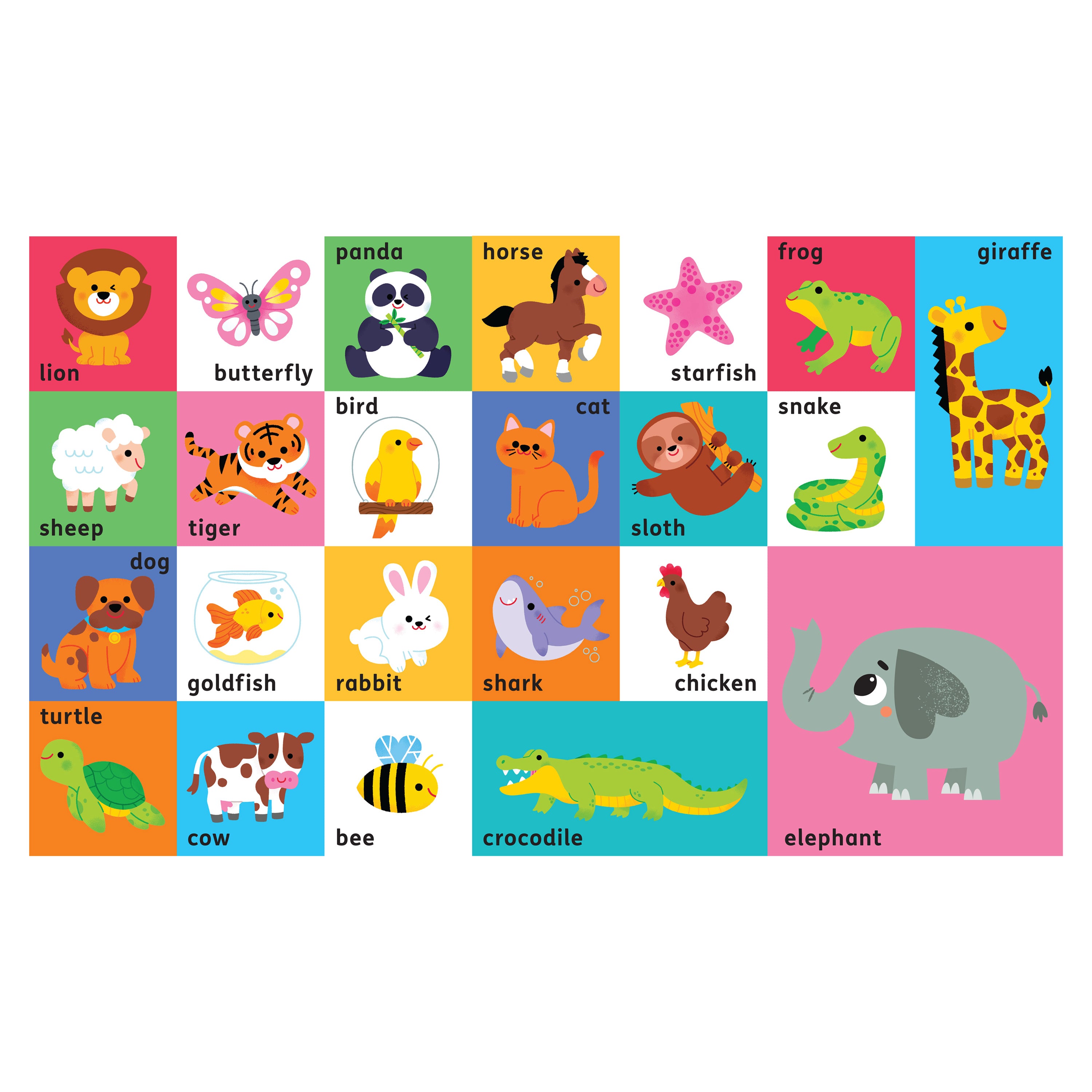 HINKLER BUILDING BLOCKS FLOOR PUZZLE FIRST ANIMALS
