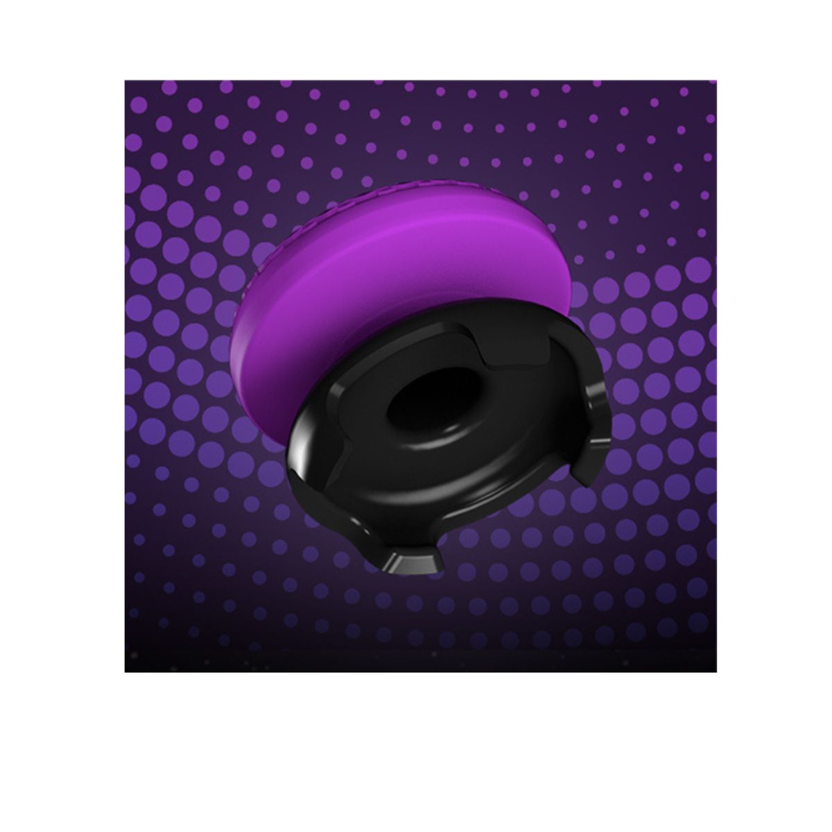 KontrolFreek FPS Frenzy Performance Thumbsticks for PlayStation 5 Controller, Purple/Black