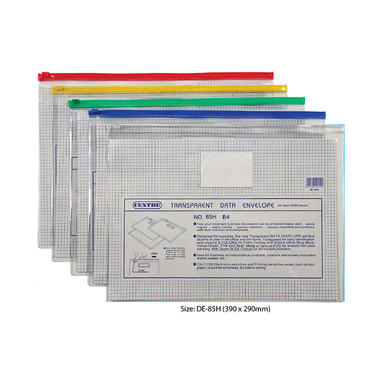 Centre Pvc Zip Bag  B4