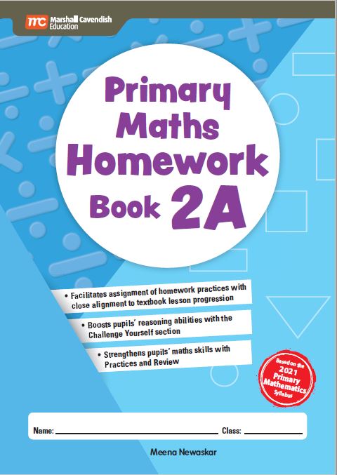Primary 2A Maths Homework Book