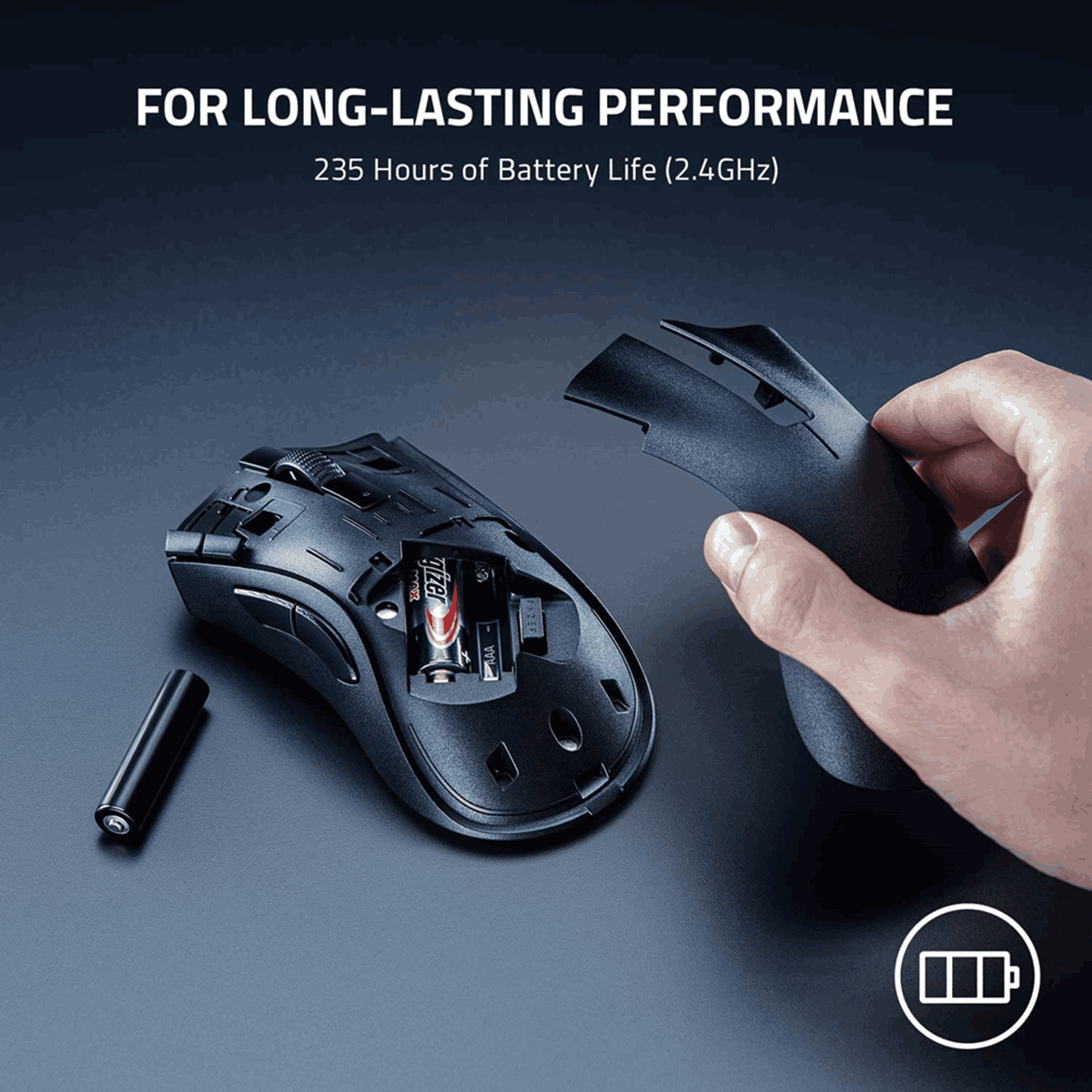 Razer DeathAdder V2 X HyperSpeed Wireless Ergonomic Gaming Mouse