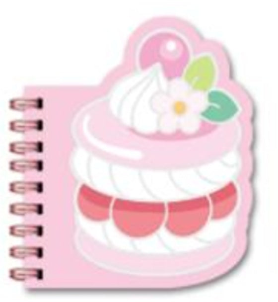 Assorted A6 Spiral Notebook 60S - Cake Design