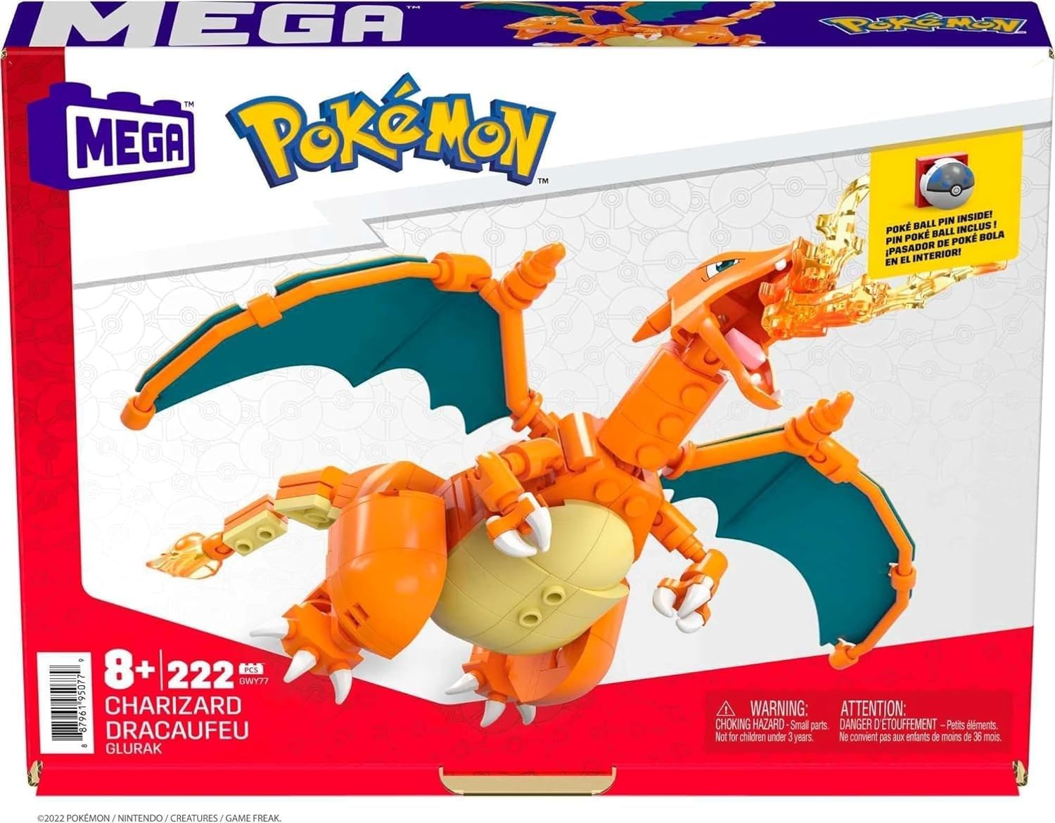 MEGA CONSTRUX POKÉMON CHARIZARD CONSTRUCTION TOY