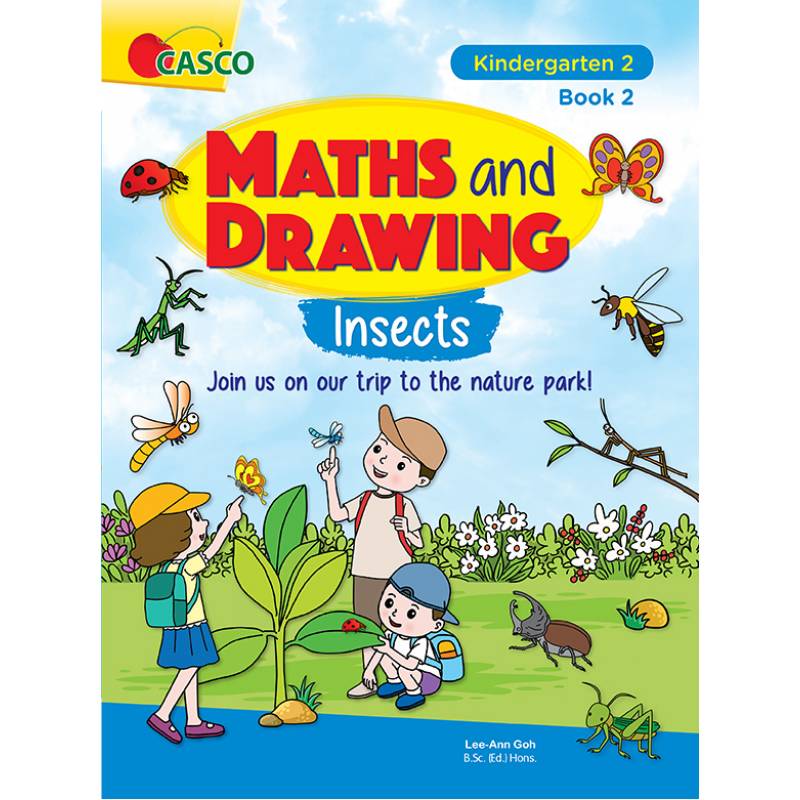 K2 Preschool Maths And Drawing Book 2: Insects