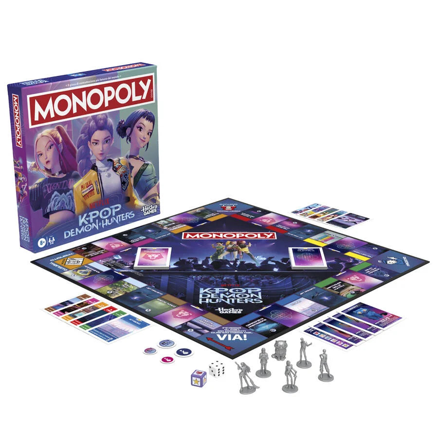 Hasbro Monopoly KPop Demon Hunters Edition Board Game