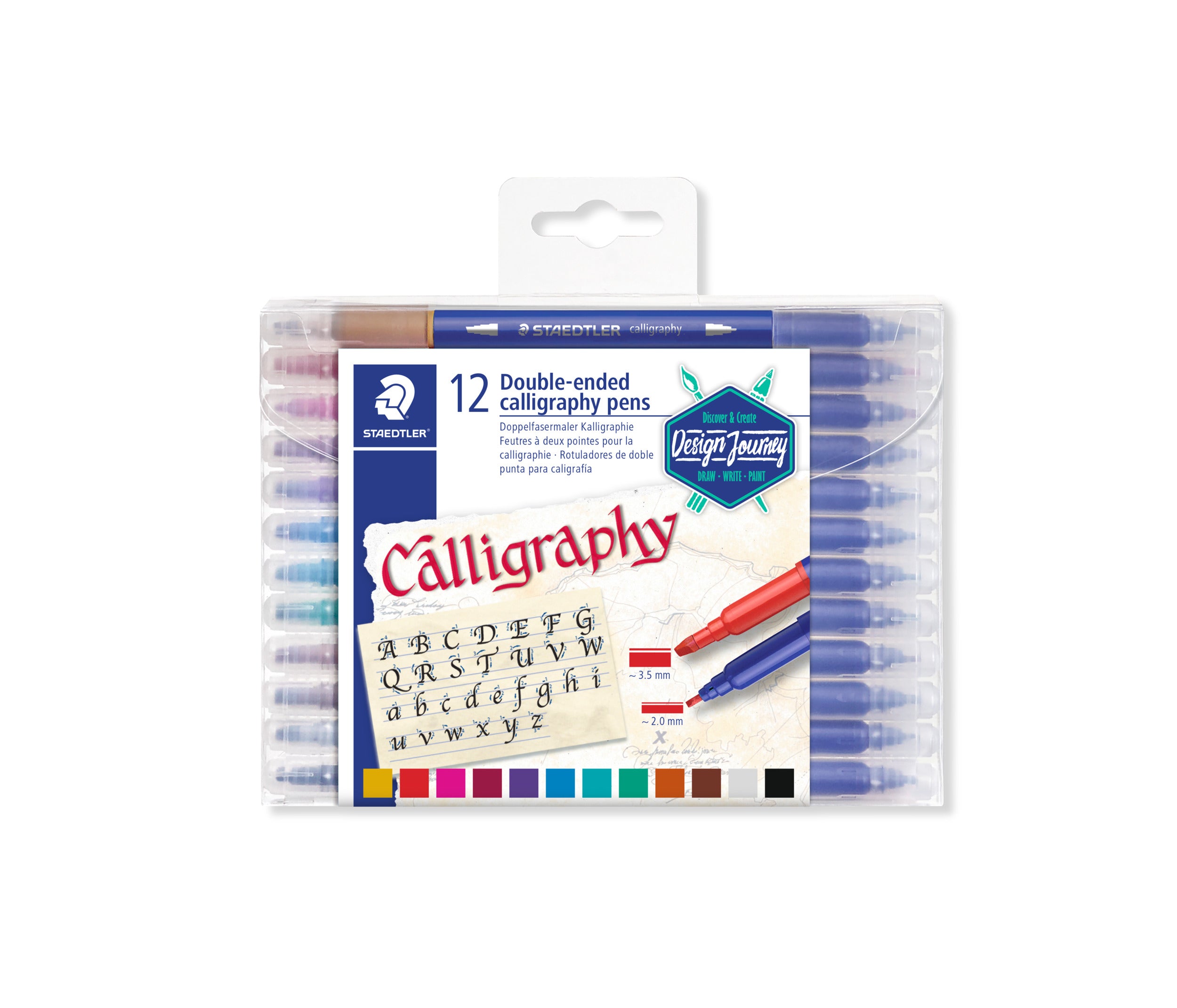 STAEDTLER CALLIGRAPHY  DUO 2 TIP  12PCS