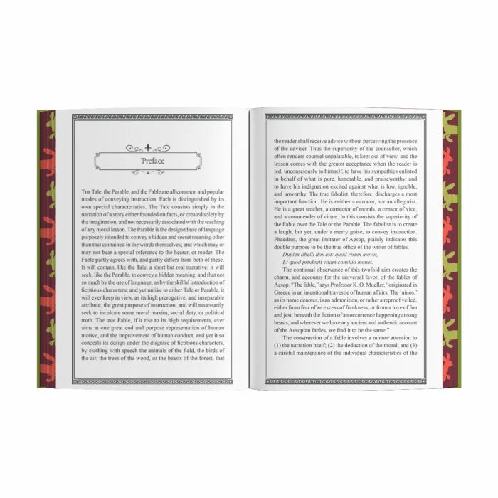Aesop's Fables by Aesop (Deluxe Hardback Sprayed Edge Edition)